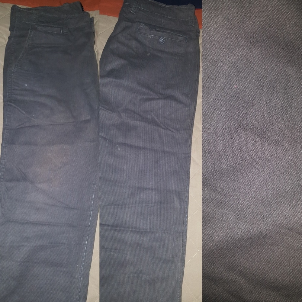 GAP grey pinstripe chinos